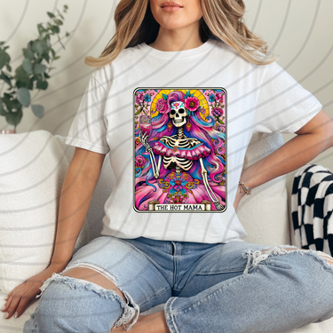 The Hot Mama Tarot Direct-To-Film Transfer